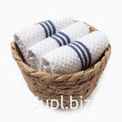 Набор салфеток декоративных «Этель» Blue, 30×30 см, 3 шт., хлопок 100%