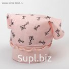 Косынка для девочки, цвет розовый, размер 44-46