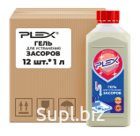 Гель для устранения засоров PLEX ИНТЕР 1л*12шт