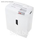 Шредер HSM ShredStar X6 (P-5), фрагменты 3x10мм, 7 листов одн,скрепки,скобы,пл.карты,CD, 21л