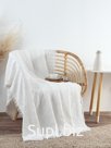 Плед с бахромой «Этель» Home, 130×180 см, бежевый
