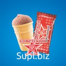 Стакан пломбир "СОВЕТСКИЙ" шоколадный 100 гр. (Стаканчик вафельный)