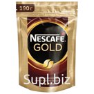 Кофе молотый в растворимом NESCAFE (Нескафе) «Gold», сублимированный, 190 г, мягкая упаковка