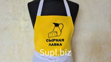 Фартук прямого фасона с регулируемыми лямками