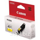 Картридж ориг. Canon CLI-451Y желтый для Canon PIXMA MG6340/MG5440/IP7240