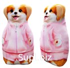 Anti-stress toy Dog in a pink hoodie 20cm Item: MT11010_conclusion