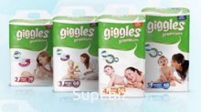 Детские подгузники Giggles Premium Jumbo 2 Mini