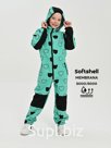 Kombinson, spring-autumn, mint bear, art. 210 (140 cm)