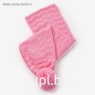 Шарф для девочки, размер 140х16см, цвет розовый