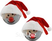 NataM Merry Santa Claus Christmas Ball, 80x80x90mm