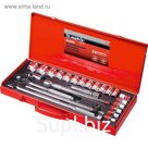 Набор шоферский MATRIX, с квадратом 1/2", 24 шт