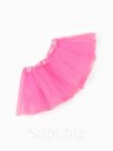 Юбка детская «Крошка Я », длина 17 см, фатин, ярко-розовая