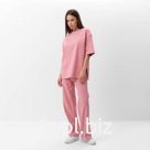 Костюм женский (футболка и брюки) MIST, р. 48-50, пудра