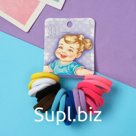 Резинки для волос «Крошка», набор 20 шт., радость, 2.5 см, яркие