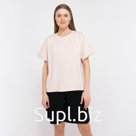 Футболка женская MINAKU REGULAR FIT: бежевая, размер 44