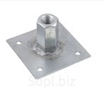 SHM Шайба с муфтой оцинкованная, M10 60x60x2 мм