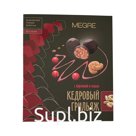 Грильяж кедровый "MEGRE" с брусникой и кешью с бельгийским шоколадом, 120г (без сахара)