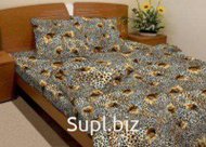 Ткань постельная Бязь 100 гр/м2 150 см Набивная Тигры 1210-1/S176 TDT