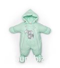 Jumpsuit-envelope "transformer", With a reflective dot, Mint, art.147sh