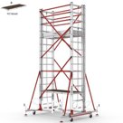 Телескопическая вышка-тура TeleSafe XLN Cagsan из двух модулей 2Х15 Ступенчатая со стабилизаторами (арт.S008_XLN)