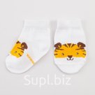 Носки детские Крошка Я «Тигр», цвет белый, 8-10 см