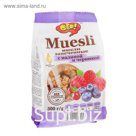 Мюсли запеченные с малиной и черникой 300 гр
