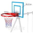 Щит баскетбольный с кольцом и сеткой Leco-IT Outdoor гп050322
