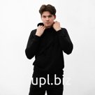 Толстовка мужская с капюшоном MIST Men's casual размер 52, черный