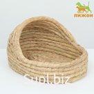 Экологичный домик для животных (хлопок+рогоз),  34 х 27 х 23 см