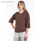 Блузон Setty's collection, размер 48, цвет коричневый