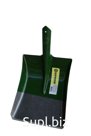Лопата совковая песочная квадратная зеленая (рельсовая сталь) 950 гр. Броня