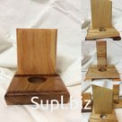 Natural wood stands