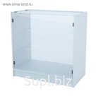 Прилавок демонстрационный, 2 полки 900*445*900мм, цвет белый