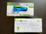 Перчатки на основе нитрильного каучука текстурированные на кончиках пальцев/полностью текстурированные,одноразовые,защитные,не медецинские,не стерильные,для ко…