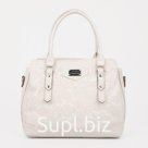 Сумка-тоут на молнии, цвет бежевый