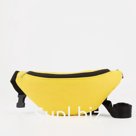 Поясная сумка на молнии, жёлтая
