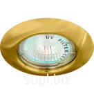 Светильник потолочный встраиваемый, MR16 G5.3 золото, DL13