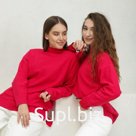 Свитер женский SL, 50-52, фуксия