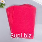 Поролон для творчества "Красный" толщина 0,5 см 21х30 см