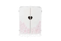 Wardrobe with designer floral print (collection "Diamond princess" white) Article: 71419