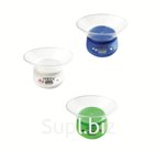 Весы электроннные с овальной чашкой в 3 цветах Vertex-Scales 5 кг 6007-VS *24*