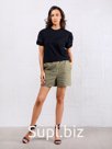 324KHK  Шорты льняные женские (50)