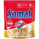 Таблетки для посудомоечных машин Somat "Gold", 36шт.