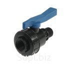 Кран шаровой ПНД Lammin, 1/2", наружная/внутренняя резьба