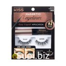 Набор магнитных накладных ресниц и подводки Kiss Tempt Magnetic Eyeliner Kit