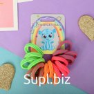 Резинки для волос «Радуга», набор 20 шт., полосы мини