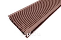 Террасная доска Deckron (Декрон) Classic, производство Россия, 153*28* 4000мм, коричневый, П7