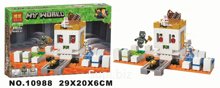 Конструктор BELA 10988 Майнкрафт Арена-Череп 210 дет. в коробке 29Х20х6см