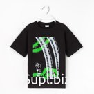 Футболка детская MINAKU Bright, цвет чёрный, рост 134