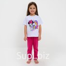 Костюм для девочки «Единорог», футболка, брюки, Минни Маус, рост 98-104 см (30)